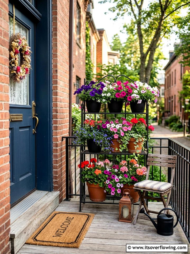 Container garden for small porch - 25 garden design ideas with seasonal flowers