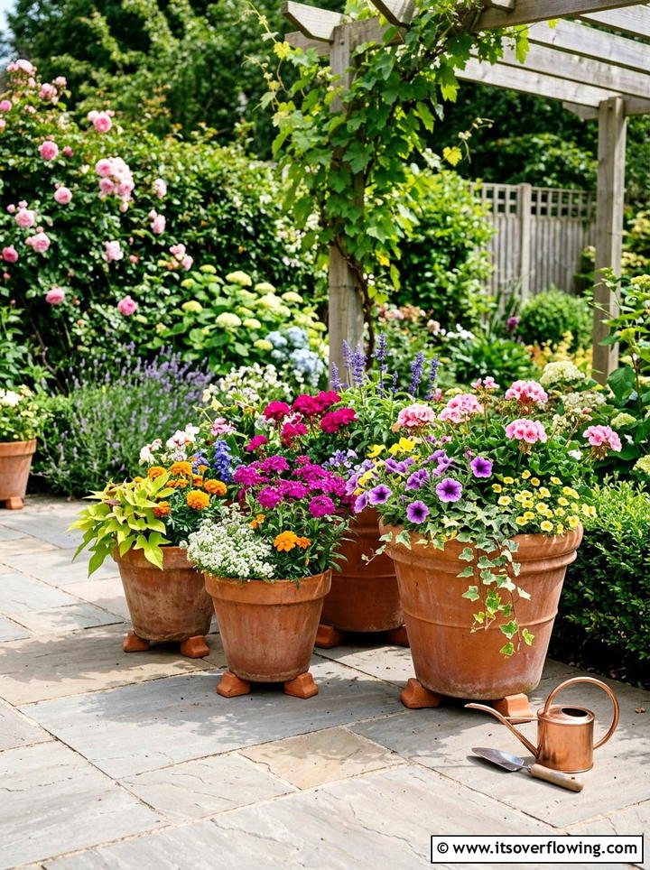 Container gardening drainage - 25 garden ideas for rainy climate