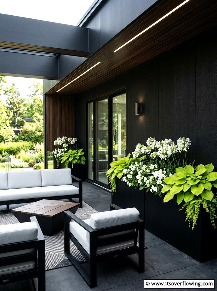 Contemporary Dark Porch Plants - 25 front porch ideas with flowers