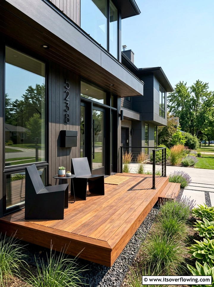Contemporary Front Porch - 25 front porch ideas for year round style