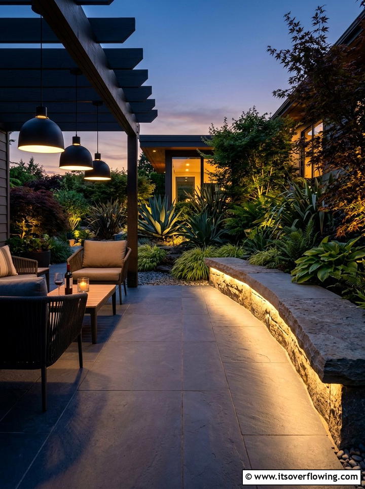 Contemporary Lighting - 25 garden design ideas for patios