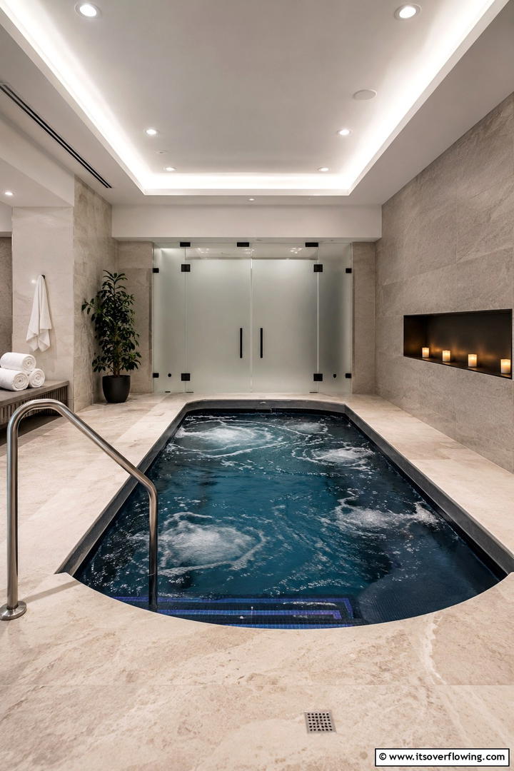 Contemporary Minimalist Pool - 30 Small Pool Ideas for Compact Outdoor Living Spaces
