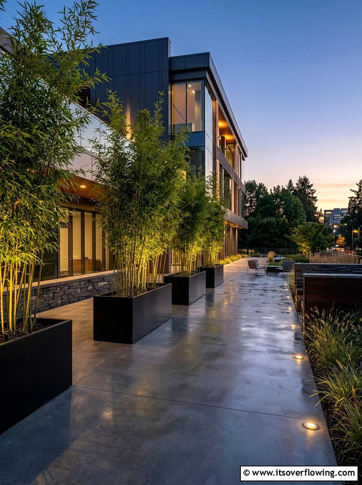 Contemporary Space - 25 small garden ideas with no lawn