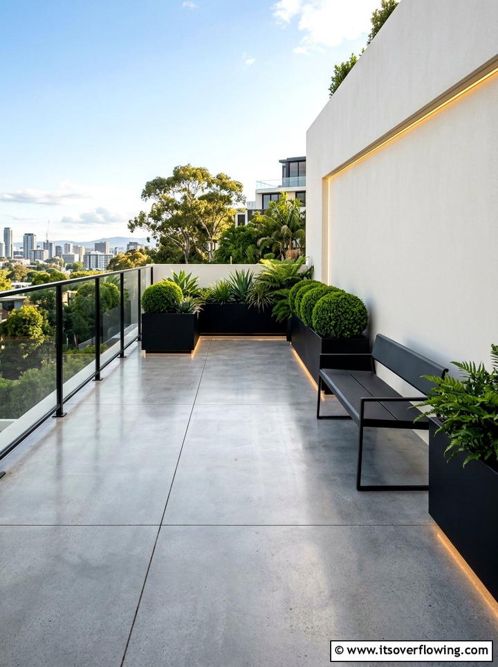 Contemporary Terrace Garden - 25 garden design ideas with terraces