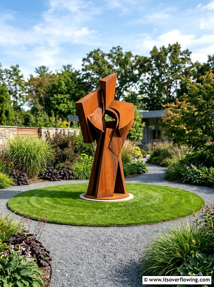 Contemporary garden sculpture - 25 garden decor ideas with modern accents