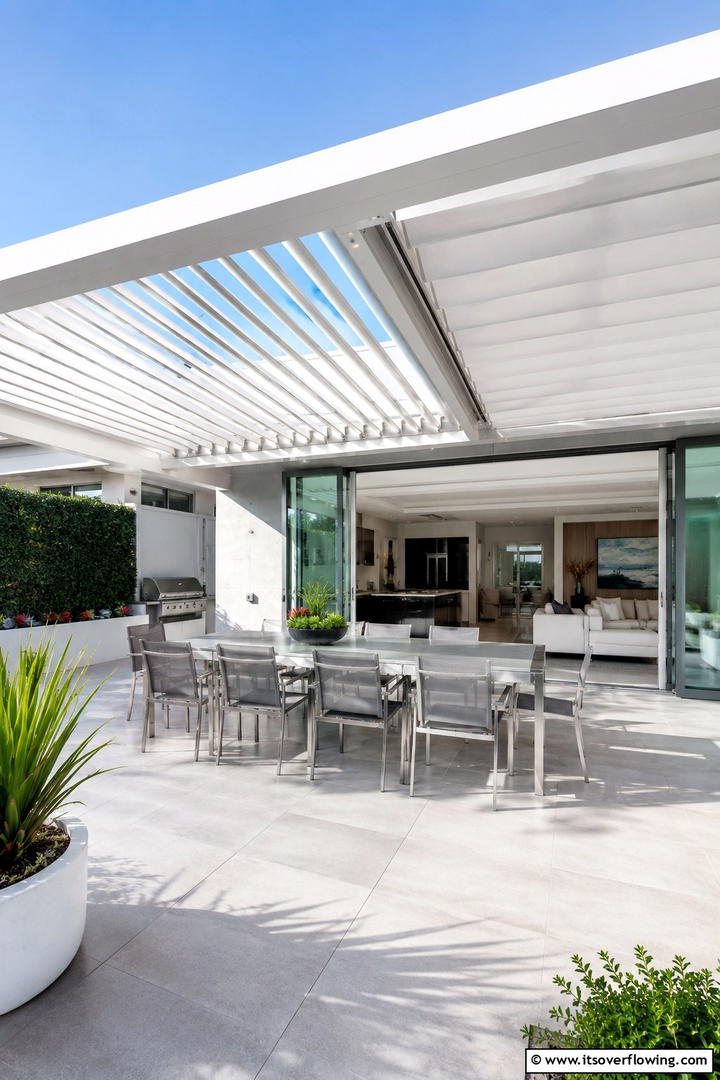 Convertible Canopy Dining - 30 Inviting Outdoor Dining Area Ideas for Al Fresco Meals