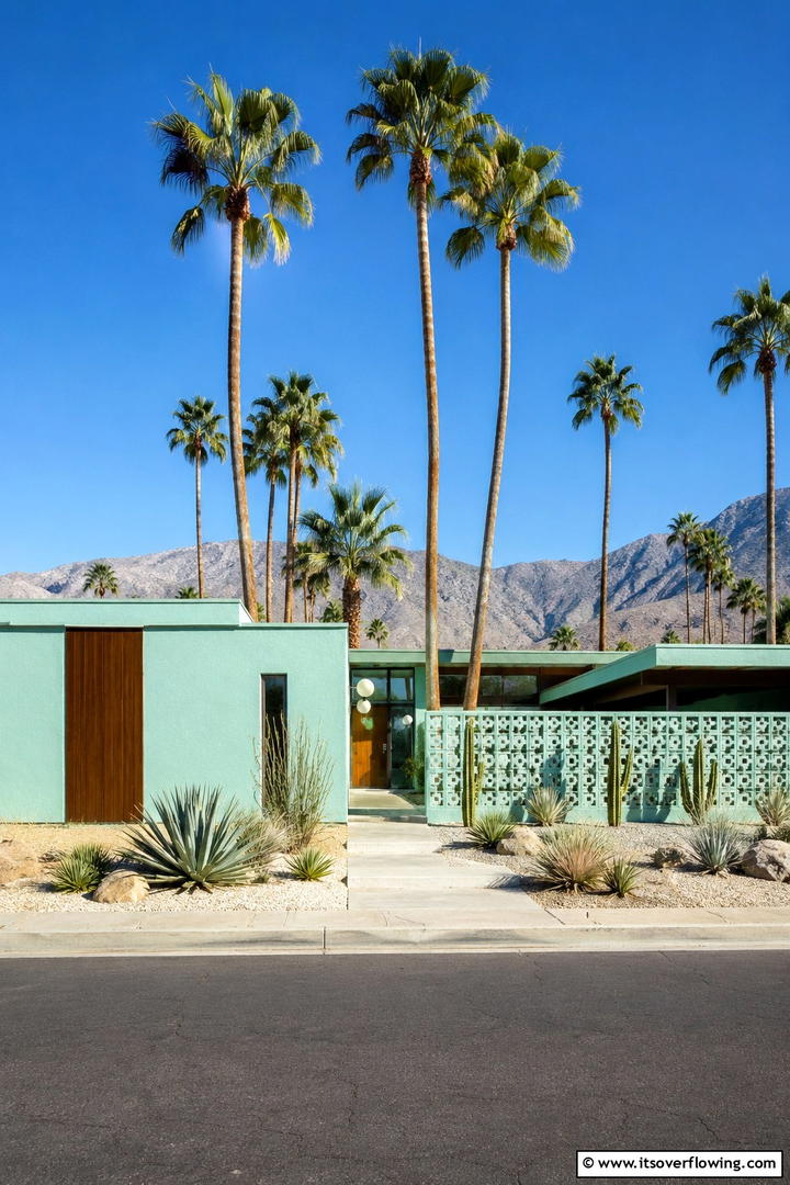 Cool Mint Freshness - 30 Stucco Color Ideas for Modern and Timeless Home Exteriors