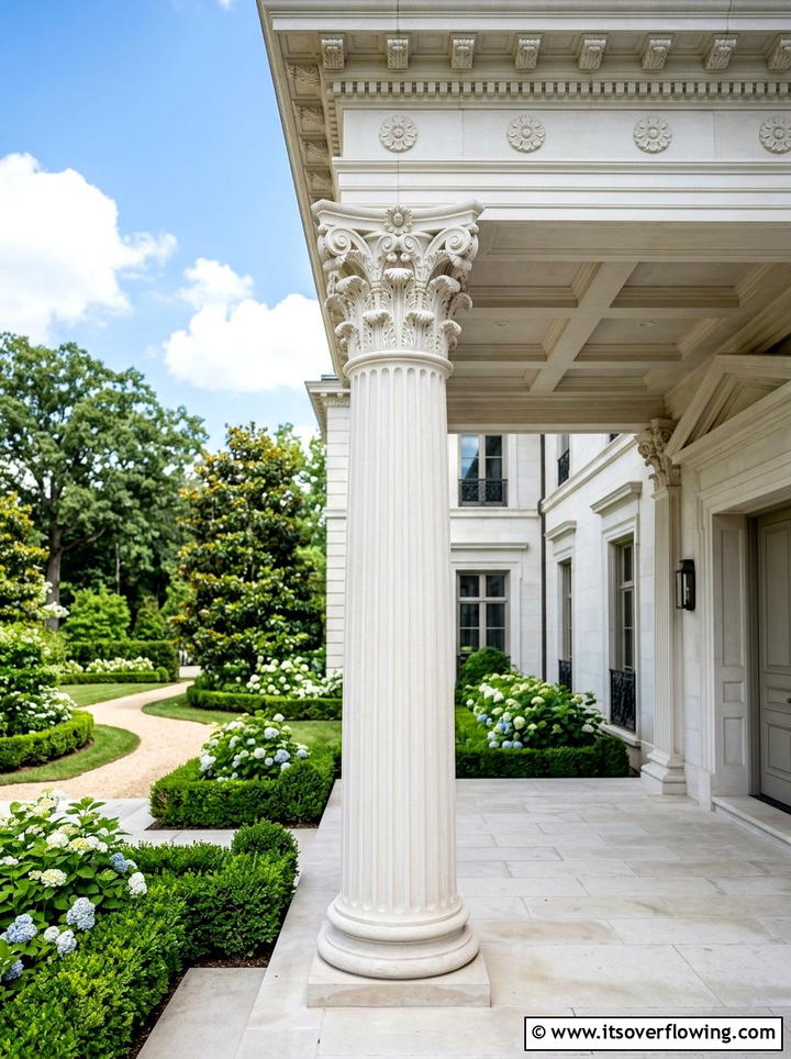 Corinthian Capital Front Porch Column - 25 front porch ideas with columns