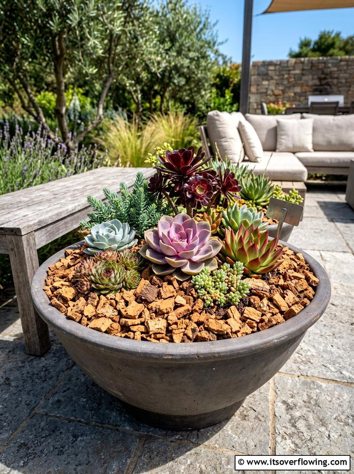 Cork garden mulch - 25 recycled garden ideas with wine corks