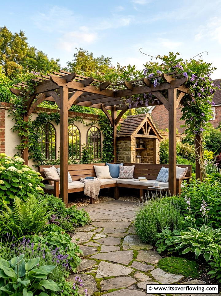 Corner Backyard Pergola - 25 backyard decorating ideas with pergola decor