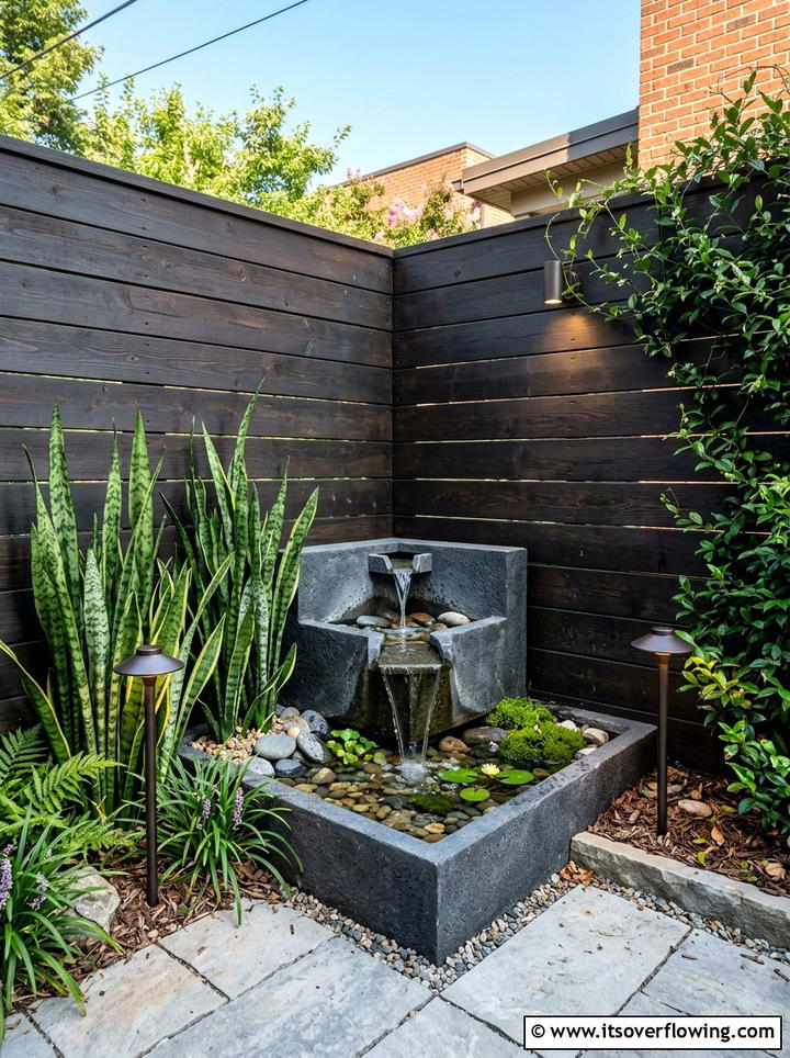 Corner Fountain For Small Yard - 25 backyard decorating ideas with mini fountains