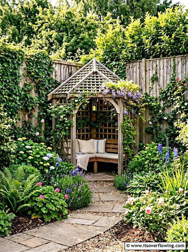 Corner Garden Arbor - 25 garden ideas with arbors