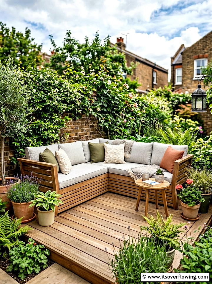 Corner Garden Seating Bench - 25 garden decor ideas with benches