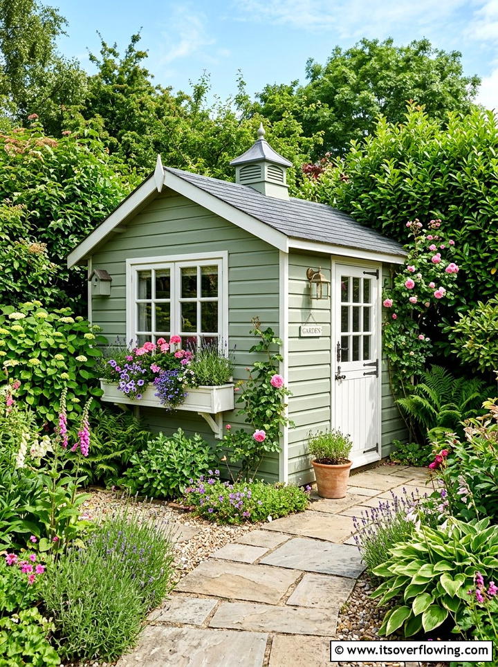 Corner Garden Shed - 25 creative garden ideas for corners