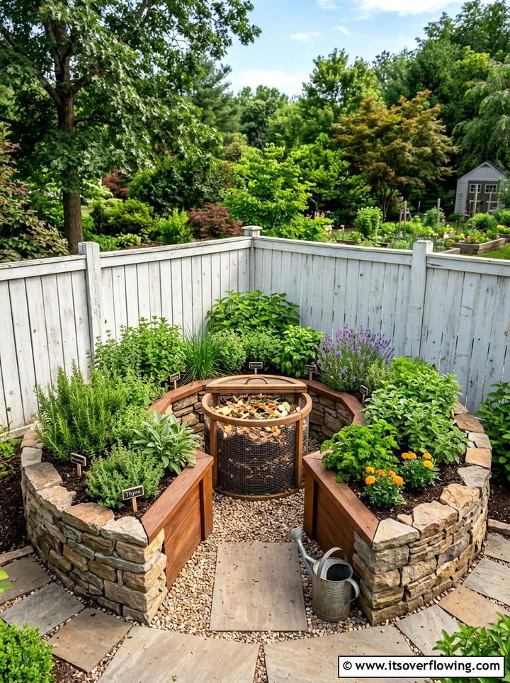 Corner Keyhole Garden Bed - 25 creative garden ideas with keyhole garden beds