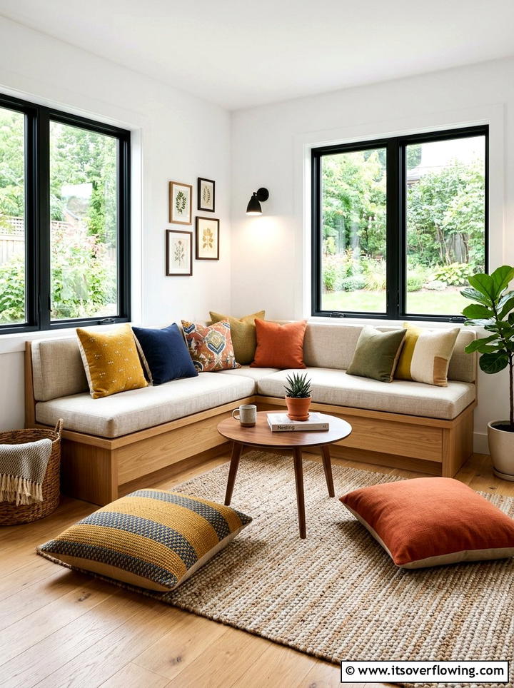 Corner L Shaped Bench - 25 front porch ideas with bench seating