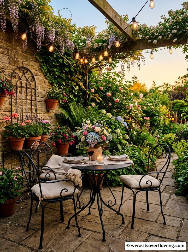 Corner Patio Dining - 25 creative garden ideas for corners