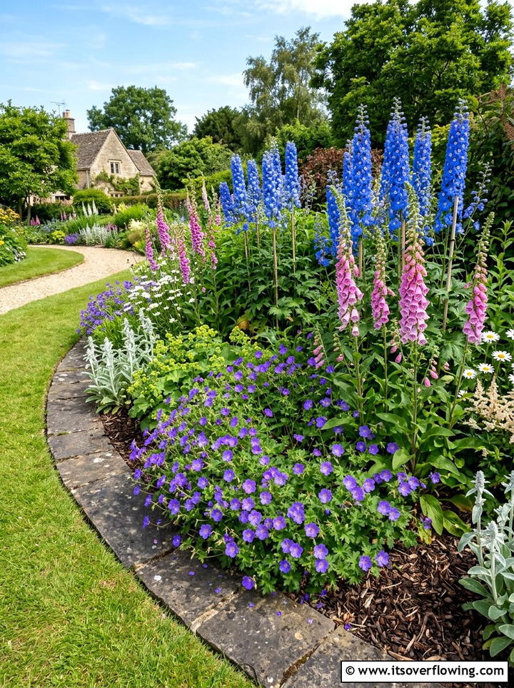 Corner Perennial Border - 25 creative garden ideas for corners