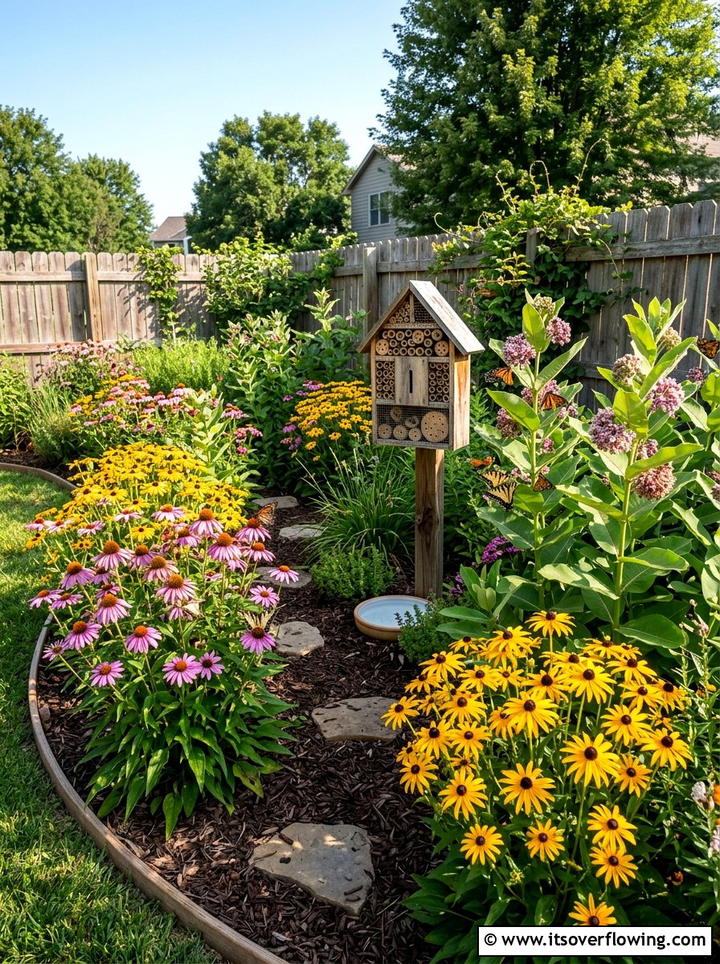 Corner Pollinator Garden - 25 creative garden ideas for corners