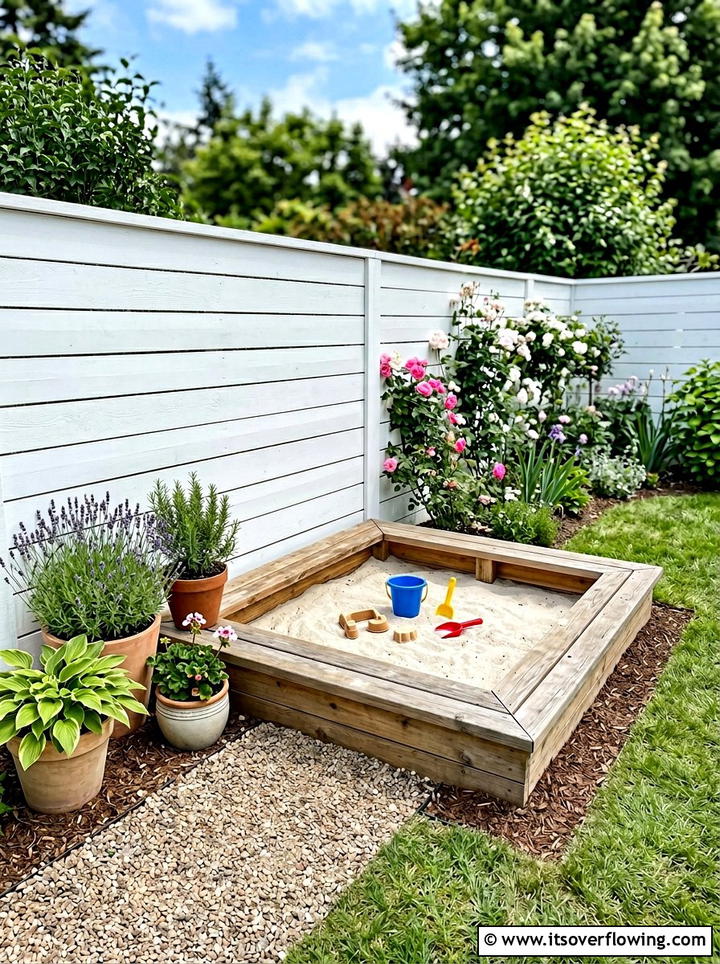 Corner Sandbox For Small Yards - 25 backyard ideas with sandbox
