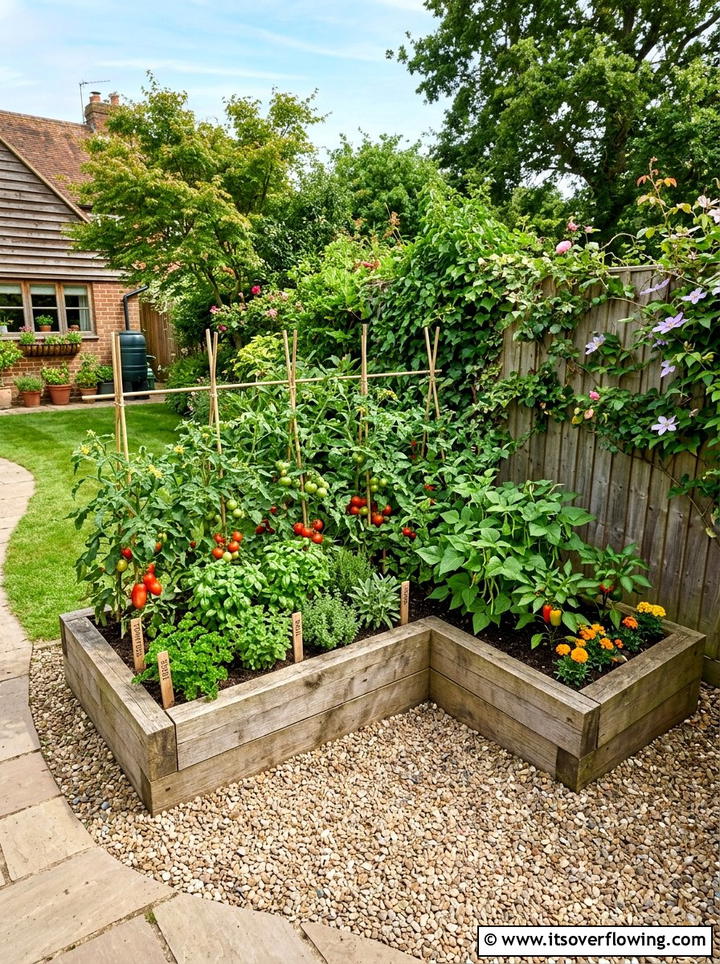 Corner Vegetable Garden - 25 creative garden ideas diy