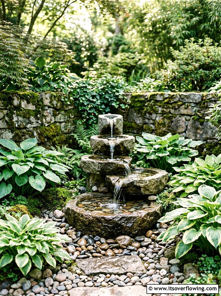 Corner Water Feature - 25 small garden ideas for townhouses