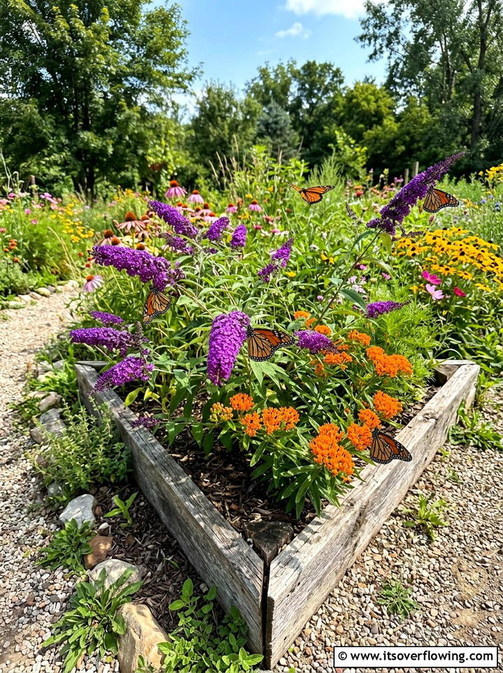 Corner butterfly garden bed - 25 small garden ideas with corner planters