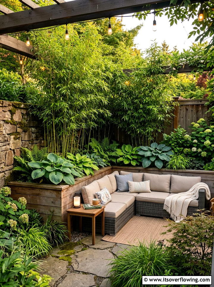 Corner garden planter - 25 garden ideas with planters