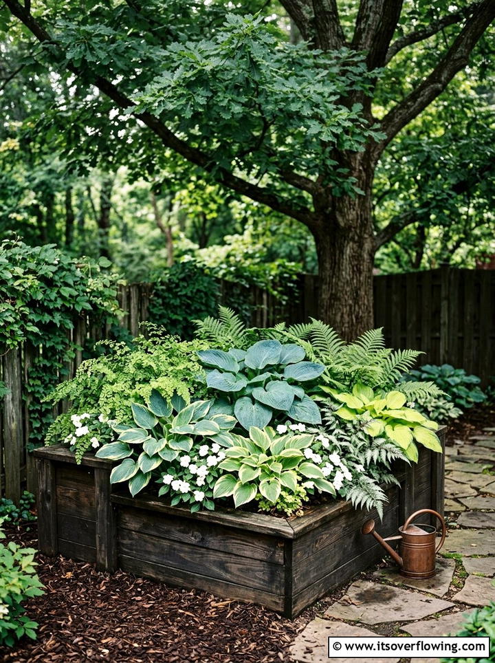 Corner shade garden box - 25 small garden ideas with corner planters