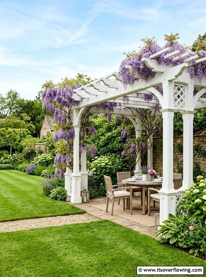 Corner trellis - 25 garden ideas for corner spaces