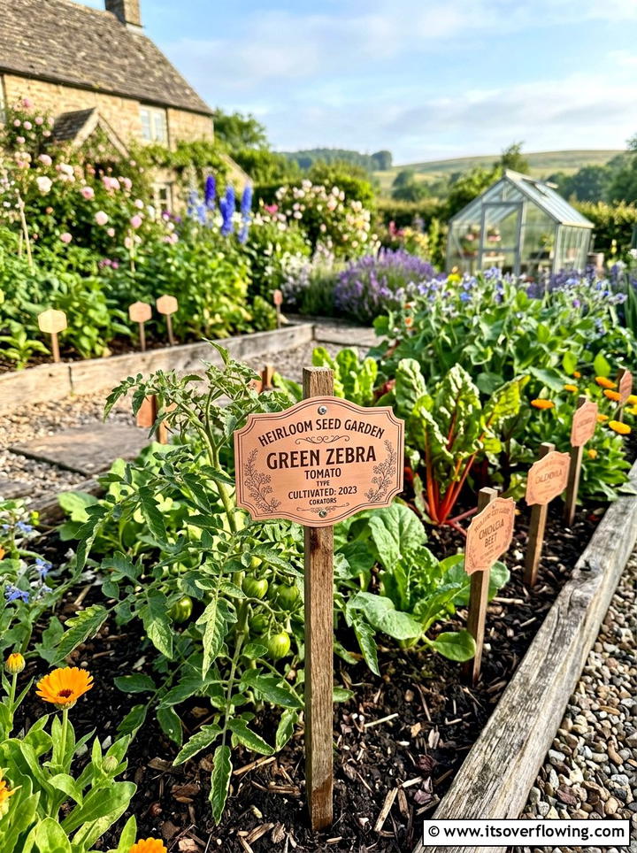 Cottage Core Floral Sign - 25 garden ideas with garden signs