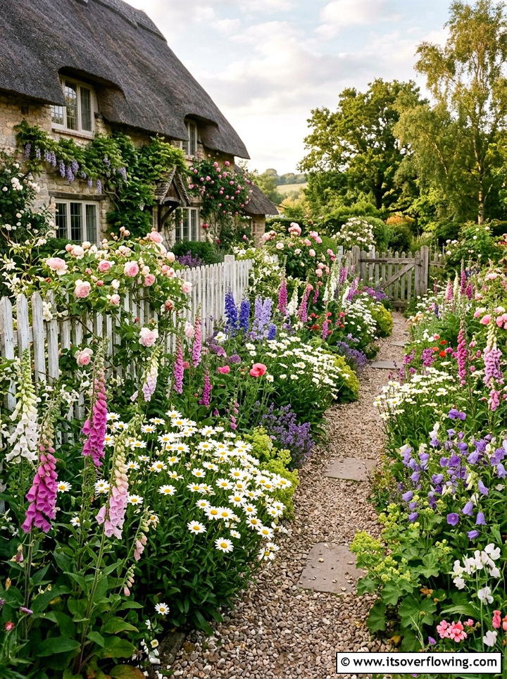 Cottage Flower Border - 25 small garden ideas