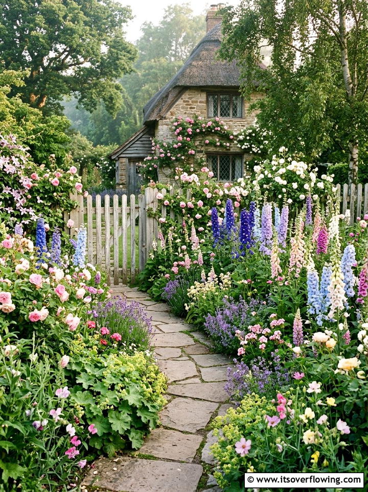 Cottage Flower Garden - 25 garden ideas for front yards