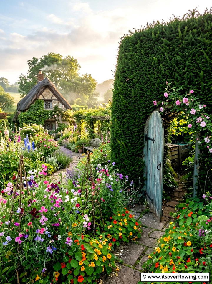 Cottage Garden Compost Hedge - 25 garden ideas with compost bins