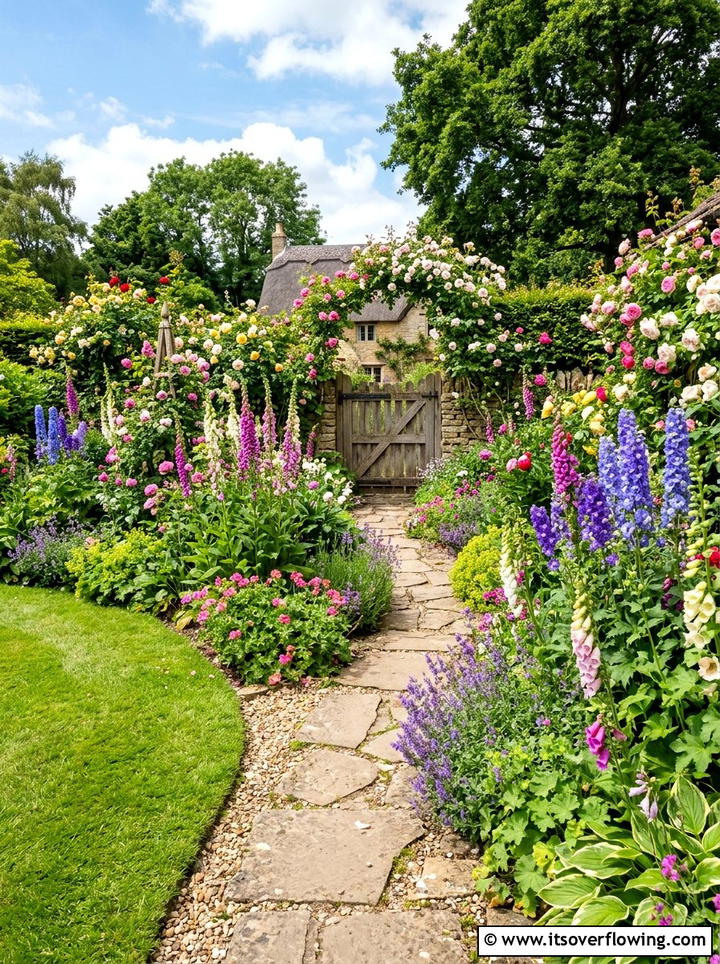Cottage Garden Design - 25 backyard ideas with flower garden