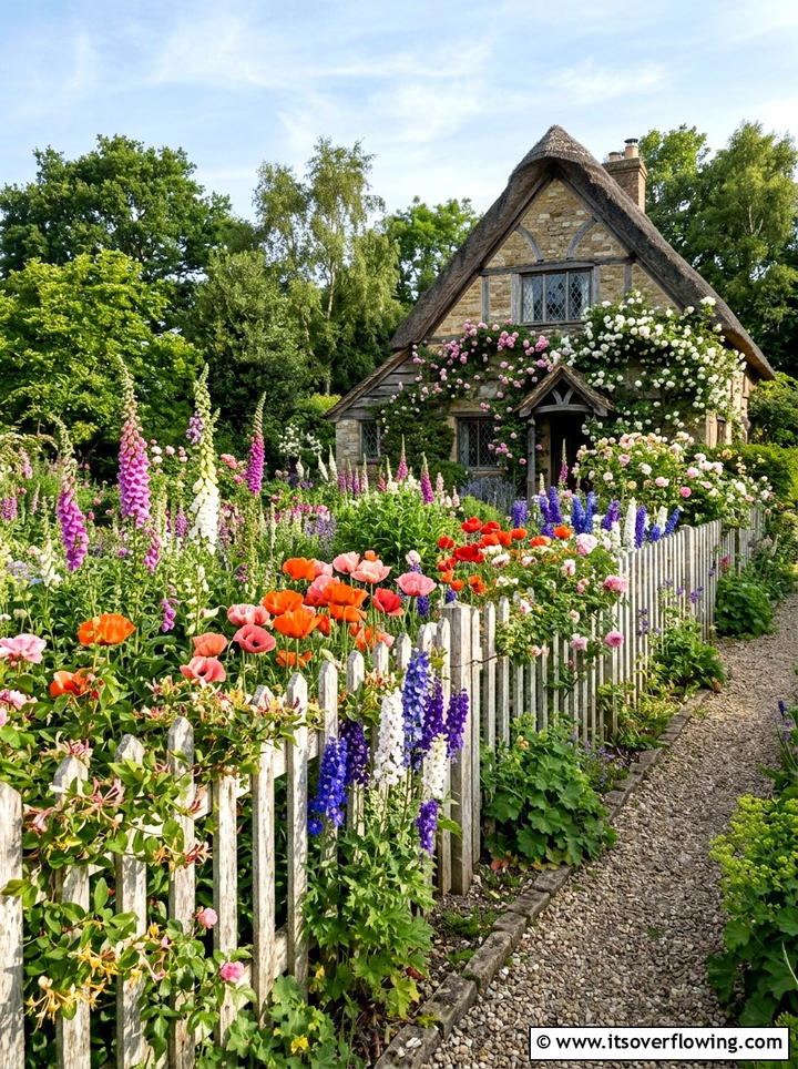 Cottage Garden Flower Bed - 25 garden ideas with wildflowers