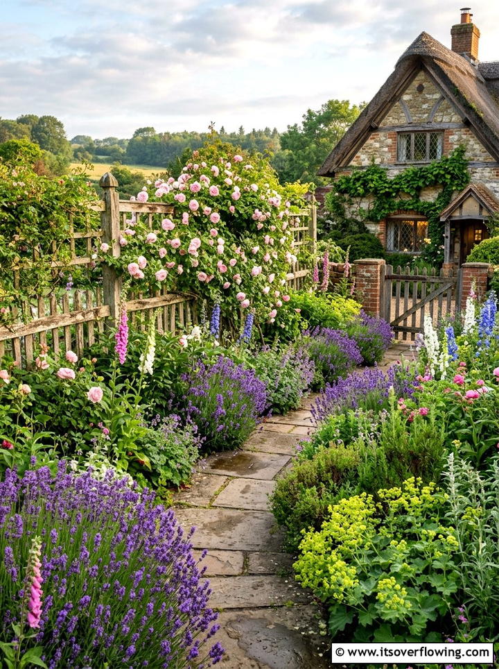 Cottage Garden Herbs And Flowers - 25 garden design ideas with herbs and flowers