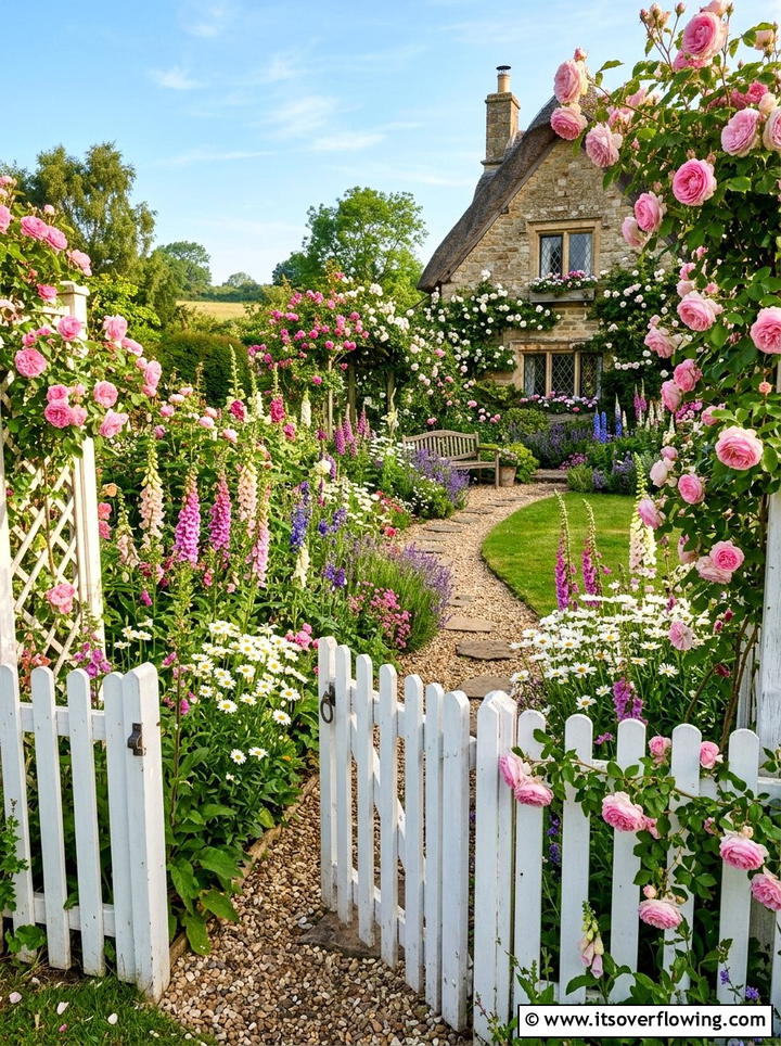 Cottage Garden Style - 25 creative garden ideas for suburban homes