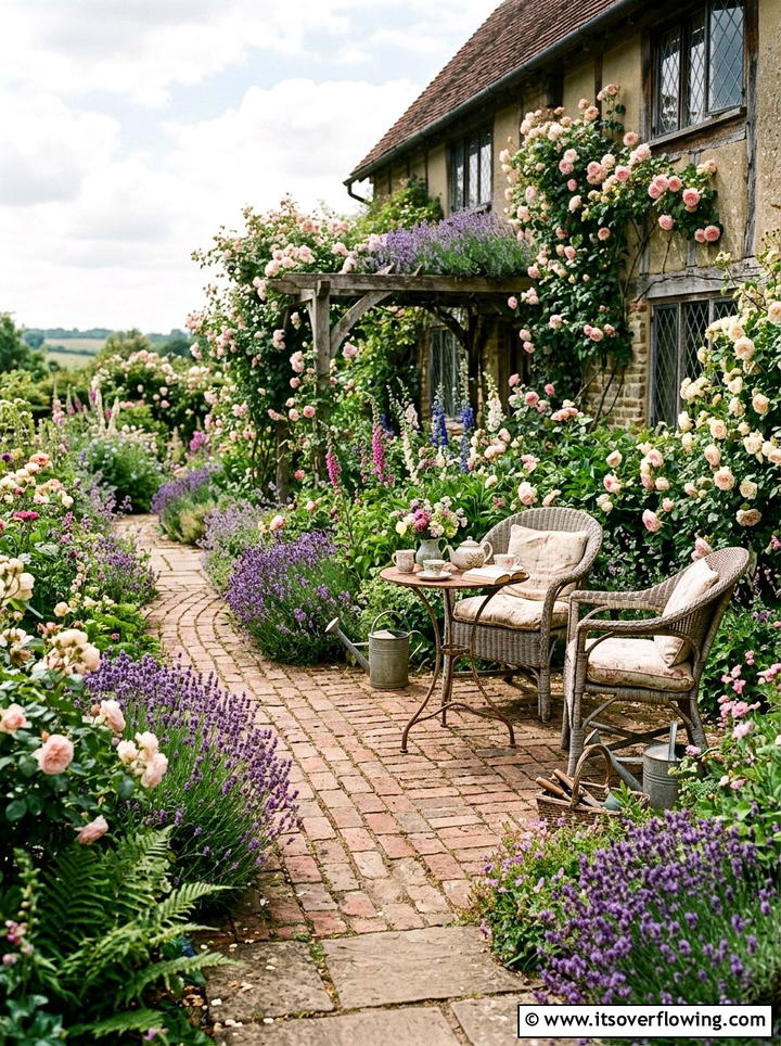 Cottage Garden Terrace - 25 garden design ideas with terraces