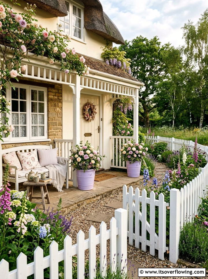 Cottage Porch Decor - 25 front porch ideas with matching planters