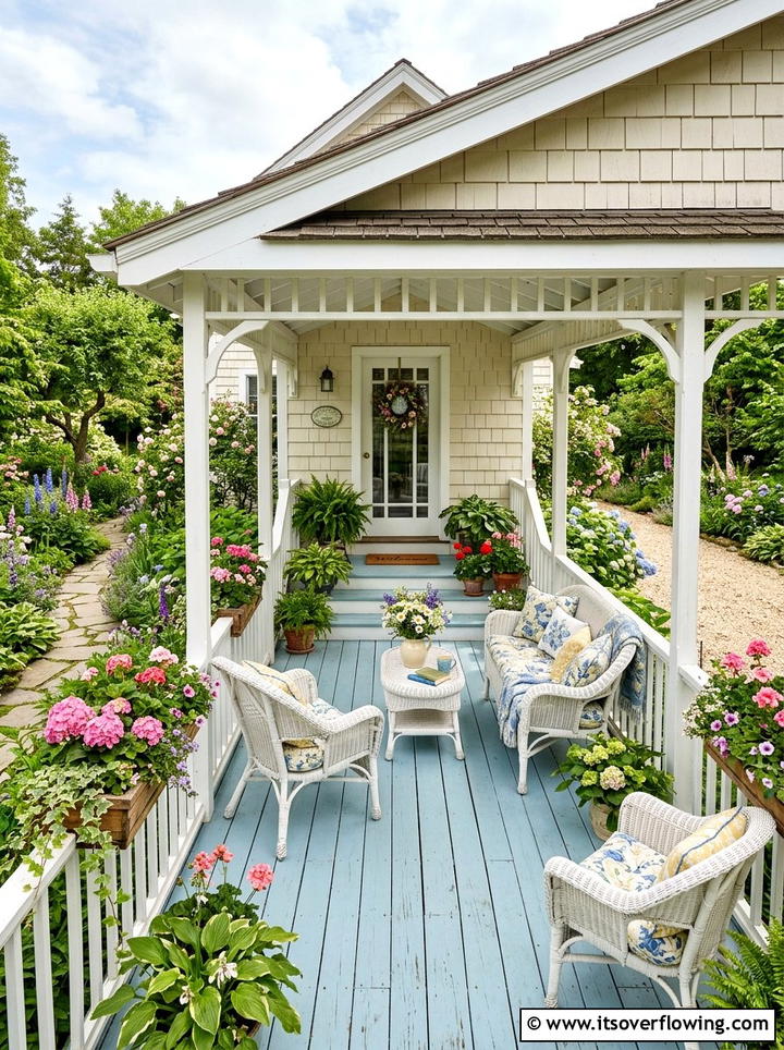 Cottage Style Porch - 25 front porch ideas