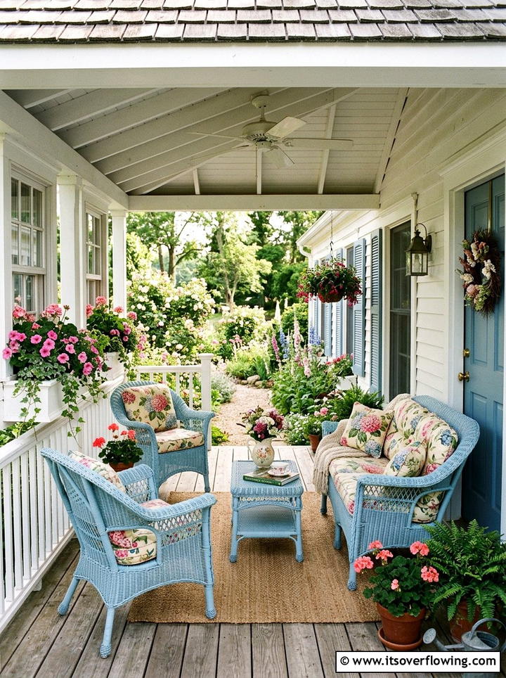 Cottage Style Porch - 25 front porch ideas for covered porch