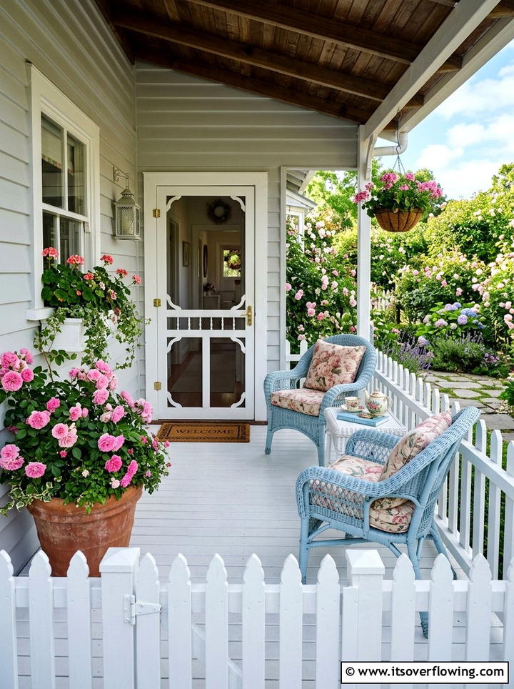 Cottage front porch style - 25 front porch decor ideas