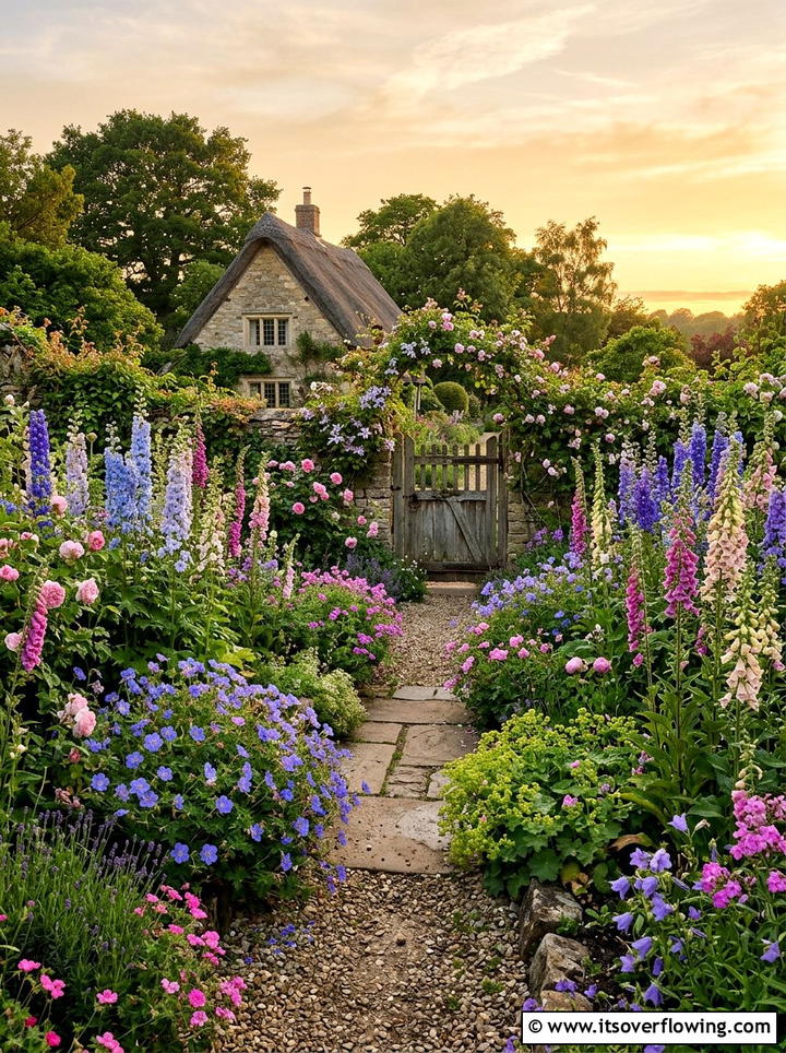 Cottage garden - 25 garden ideas for clay soil