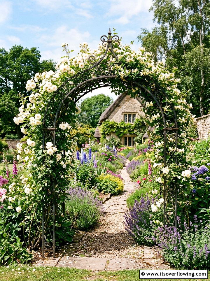 Cottage garden archway - 25 garden ideas for cottage homes