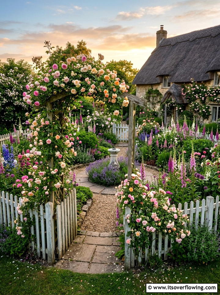 Cottage garden circle - 25 creative garden ideas with mandala gardens