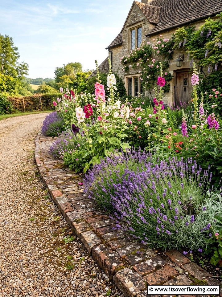 Cottage garden driveway edge - 25 garden design ideas for driveways