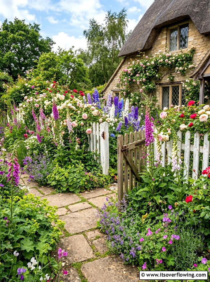 Cottage garden flowers - 25 garden ideas with pollinator plants