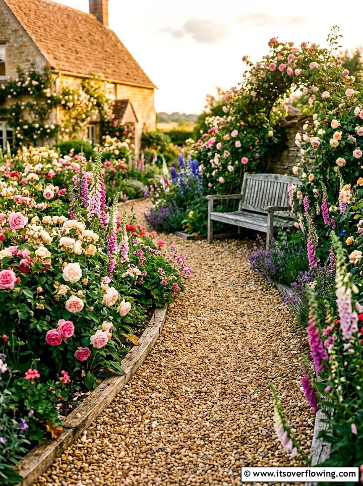 Cottage garden pea gravel - 25 garden design ideas with gravel gardens