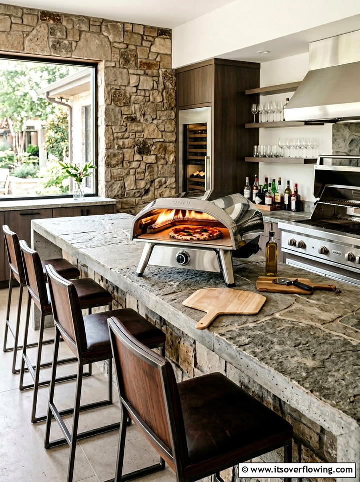 Countertop pizza oven - 25 backyard ideas with pizza oven
